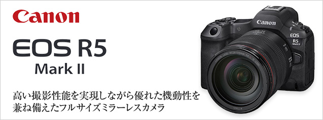 デジタルカメラ Canon EOS R5 Mark II EOS R5 Mark II：レンズ交換式カメラ・レンズ｜個人｜キヤノン