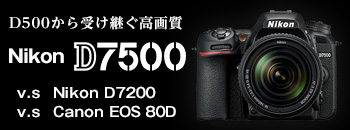 ニコン D7500 DXフォーマットデジタル一眼レフ 新製品 | カメラの
