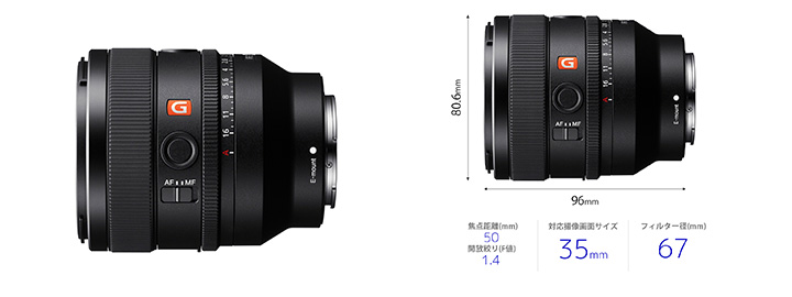 ソニー FE 50mm F1.4 GM | カメラのキタムラネットショップ