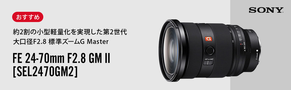 ソニー FE 24-70mm F2.8 GM II [SEL2470GM2]購入・買取| カメラの