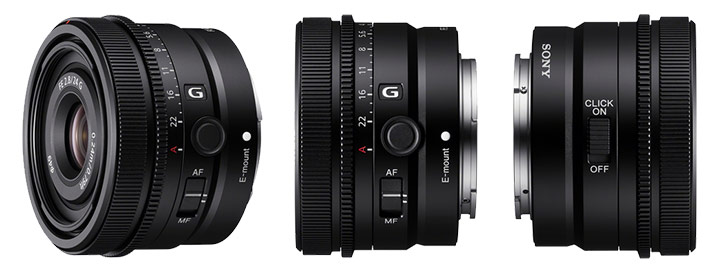 ソニー FE 24mm F2.8 G / FE 40mm F2.5 G / FE 50mm F2.5 G | カメラの