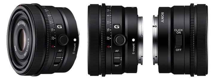 ソニー FE 24mm F2.8 G / FE 40mm F2.5 G / FE 50mm F2.5 G | カメラの