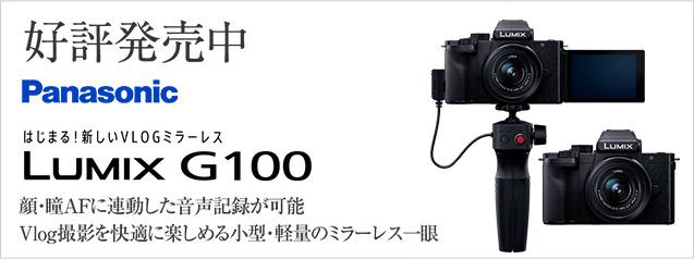 好評発売中 LUMIX G100 | カメラのキタムラネットショップ
